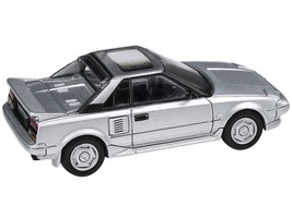 1985 Toyota MR2 MK1 Super Silver Metallic with Sunroof 1/64 Diecast Mode... - $26.93
