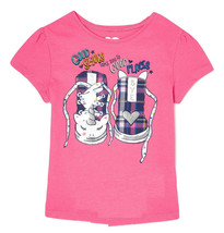 Ame Girls Cartoon Graphic T-Shirts Short-Sleeve Pink Size 6-UNICORN Shoes - £16.06 GBP