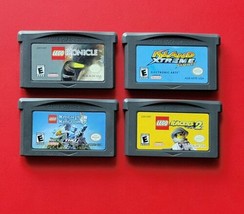 Lego Bionicle Island Racers 2 Knight&#39;s Kingdom Game Boy Advance Lot 4 Authentic - £25.73 GBP