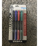 Zebra 66104 0.8Mm Sarasa® Fineliner Pen Assorted Ink Needle Point - £6.23 GBP