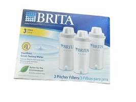 Brita OB03 Water Pitcher Replacement Filter (3 Pack) OEM New Sealed - $12.00