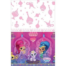 Shimmer and Shine Plastic Tablecover 1 Per Package Birthday Party Supplies NEW - £5.49 GBP
