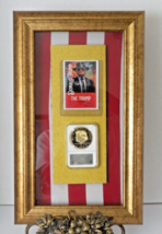 Donald Trump Framed Collector&#39;s Trading Card and Coin - $70.24