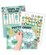 Safari Potty Training Chart | Sticker Charts | Early Education - $413.22 MXN