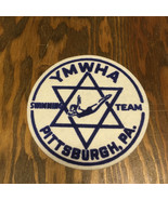 Vintage YMWHA swimming team patch Pittsburgh PA Hebrew association movie... - £15.92 GBP