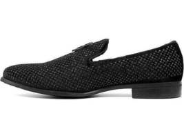 Stacy Adams Men's Shoes Swagger Studded Slip On Black 25228-001 image 5