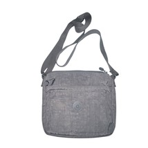 Kipling Sebastian Crossbody Shoulder Bag Purse Gray Lightweight No Charm... - $25.27