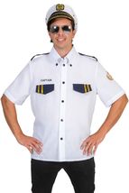 "The Captain" Nautical Sailor Shirt &amp; Cap - $32.80+