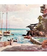Swimming Pool 1913 Panama Canal History Watercolor Art Print EJ Read DWEE1 - $733.58 MXN