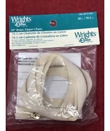 NEW WRIGHT’S 30&quot; Inch 76.2 cm Brass Zipper Chain NIP - $11.83