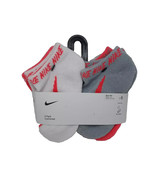 NIKE Girls Socks No Show Cushioned Athletic 6 Pair Swoosh Logo Size 10C-3Y - £13.39 GBP