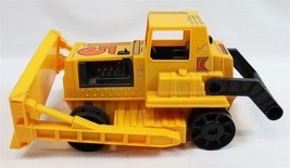 VINTAGE Kenner General Mills Traction Action 16&quot; Bulldozer Plastic 8790 - £62.29 GBP