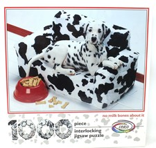 Ceaco NO MILK BONES ABOUT IT 1000 Pc Puzzle Dalmation Spotted Dog - $18.39