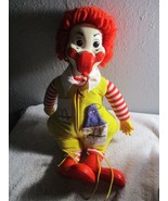 VINTAGE 1978 RONALD MCDONALD 21&quot; CLOWN DOLL W/ PURPLE GRIMACE &amp; WORKING ... - $1,405.25 MXN