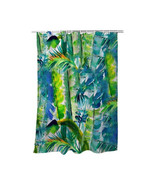 Betsy Drake Jungle Greens Shower Curtain - $1,697.29 MXN