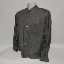 Vintage 1940s Hollywood Style Shirt Large 16 - 16 1/2 - £17.86 GBP