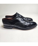 Allen Edmonds McAllister Wingtip Burgundy Oxford Shoes Black 6215 Men&#39;s ... - $107.33 CAD