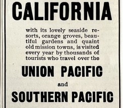 1904 Union Southern Pacific Railway California #1 Advertisement Railroad  - £13.76 GBP