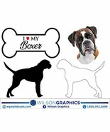 Boxer - Dog Breed Decals (Set of 16) - Sizes in Description - $14.95