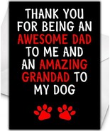 DOG Doggy Father&#39;s Day Card - Fathers Day Mum Card - Pet Father&#39;s Day - £2.96 GBP