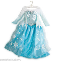Disney Store Frozen Elsa Costume Fancy Dress Halloween 2013 Original Ver... - $169.95