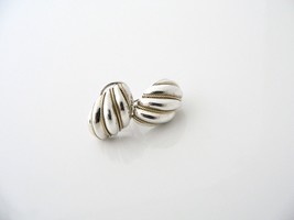 Tiffany &amp; Co Silver 18K Gold Shrimp Shell Earrings Studs Gift Love Art P... - $298.00