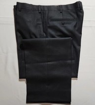 Men&#39;s Zanella Saks Fifth Ave Benny Black 100% Wool Dress Pants - Size 40 - $36.76