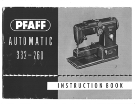 Pfaff 332-260 Automatic manual sewing machine Enlarged - £10.38 GBP