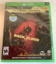 New Back 4 Blood Ultimate Edition Xbox Series X Xbox One 1 2020 Video Game XB1 - $19.31