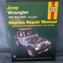 Jeep Wrangler Haynes Repair Manual 1987 to 2003 - $23.74