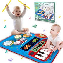 Baby Toys For 1 Year Old Boys &amp; Girls, 2 In 1 Musical Toys, Toddler Piano &amp; Drum - £33.32 GBP