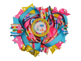 NEW Peppa Pig Girls 4.5 5-Inch Hair Bow Clip - £4.78 GBP+