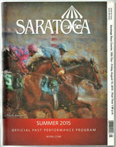 Saratoga Race Course 2015 Program w/ Monmouth Park and Del Mar  ! - $7.95
