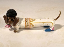 Westland Hot Diggity King (Elvis Presley) Weiner Dachshund Figurine Display Rare - £47.46 GBP