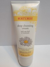 New Burt&#39;s Bees Deep Cleansing Cream With Soap Bark &amp; Chamomile Skin Care 6 Oz - £4.69 GBP