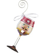 Enesco Designs by Lolita You Crack Me Up Miniature Wine Glass Hanging Or... - £9.33 GBP