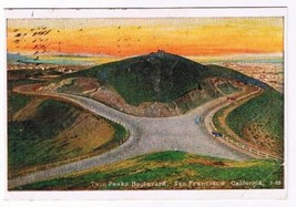 San Francisco California Postcard Twin Peaks Boulevard 1920-30 - £2.33 GBP