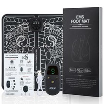 Electric Foot Massager Pad Feet Muscle Stimulator Foot Massage Mat Improve B - £23.59 GBP