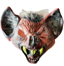 2010 Rabid Vampire Bat Halloween Mask Vinyl Dracula Costume Accessory E66 - $29.99