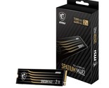 MSI Gaming SPATIUM M482 PCIe 4.0 NVMe M.2 2TB Internal SSD (PCIe Gen4, N... - $199.95