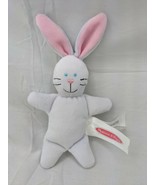 Melissa Doug White Rabbit Plush 7 Inch Stuffed Animal Toy - £13.54 GBP