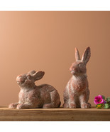 Distressed Garden Rabbit Statue (Set of 2) - $2,118.33 MXN