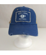 82 Bud Light Football Distressed Unisex Embroidered Adjustable Baseball Cap - $364.46 MXN