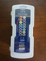 Prang Oval Watercolor Paint Set with Brush,16 Assorted Colors, 6 set lot NEW - £43.37 GBP