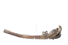 Antique Tibetan Buddhist Ceremonial Dragon horn - £166.59 GBP