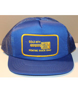 Pontiac Buick GMC Gold Key Cap Hat Vintage Snapback Size 7-7.5 Adjustable - £24.39 GBP