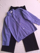 Boys-Size 7-Goodlad-shirt-blue long sleeve dress shirt-blue pants-set-Lot of 2 - £11.16 GBP