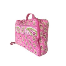 Vera Bradley Bermuda Pink Packing Cube Green Floral Tote Travel Makeup Bag - $17.81