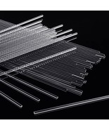 120 Pieces 12 Inch Clear Acrylic Rods 1/8 Inch Diameter Acrylic Dowel Ro... - £23.36 GBP