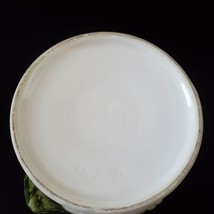 Hull Pottery Planter, Tokay Tuscany grapes design, Cache Pot white green handles image 9